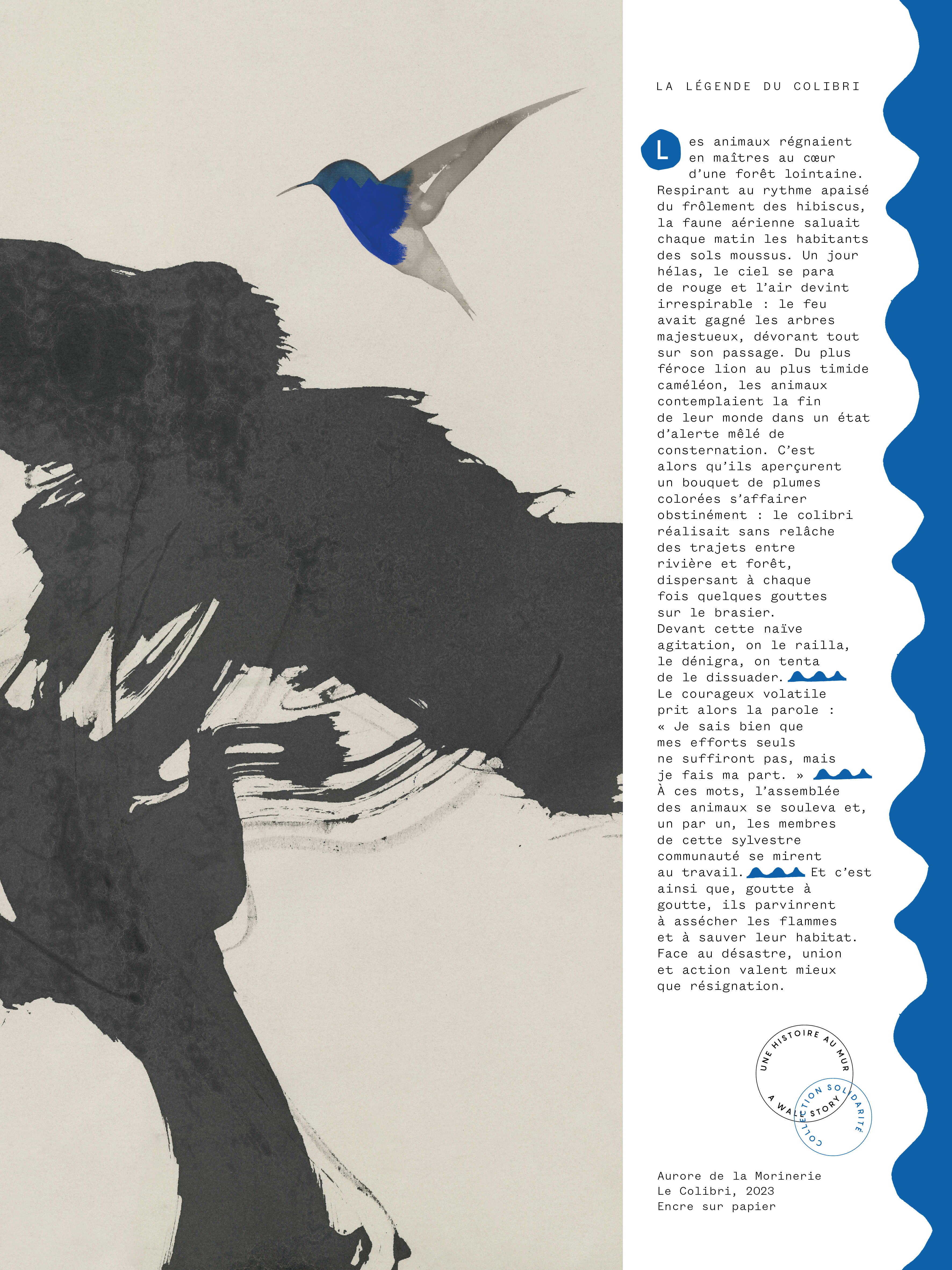 LA LÉGENDE DU COLIBRI - English poster