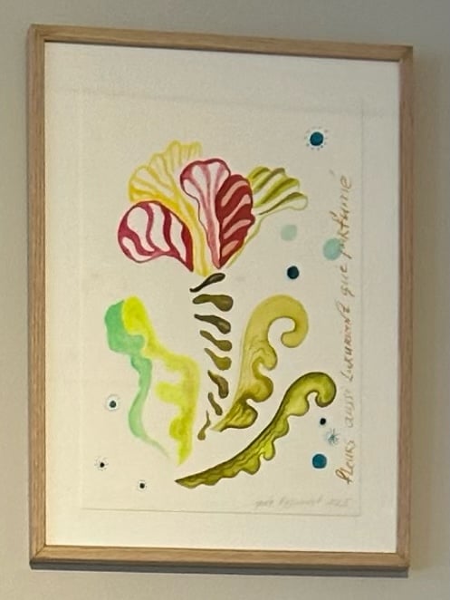 Fleurs aussi luxuriant que parfumé - English poster